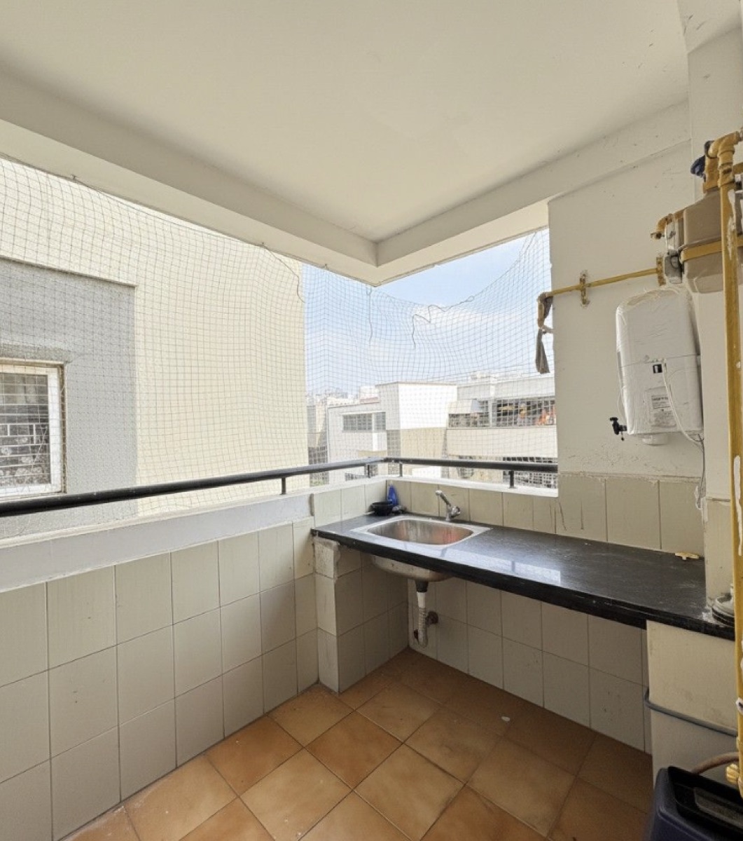 The same balcony after PropRefine, clean and decluttered